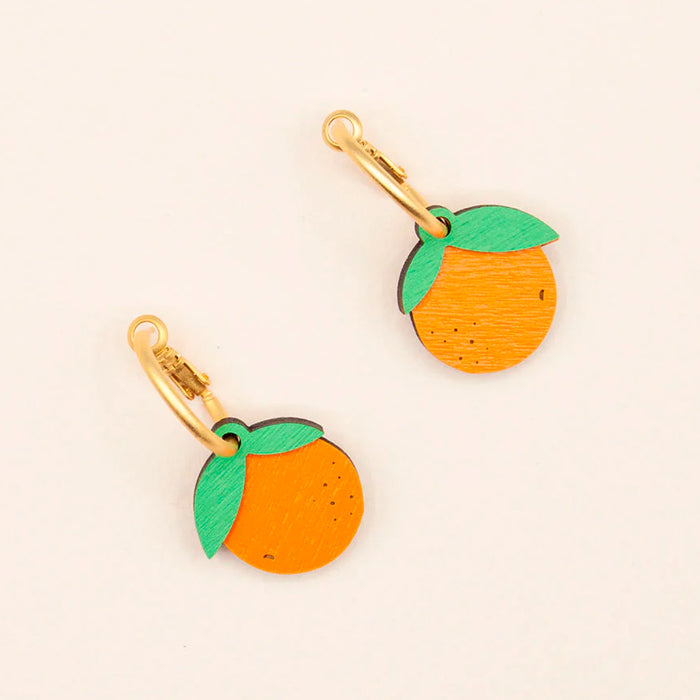Pendientes de aro Materia Rica - Juicy Orange 🍊
