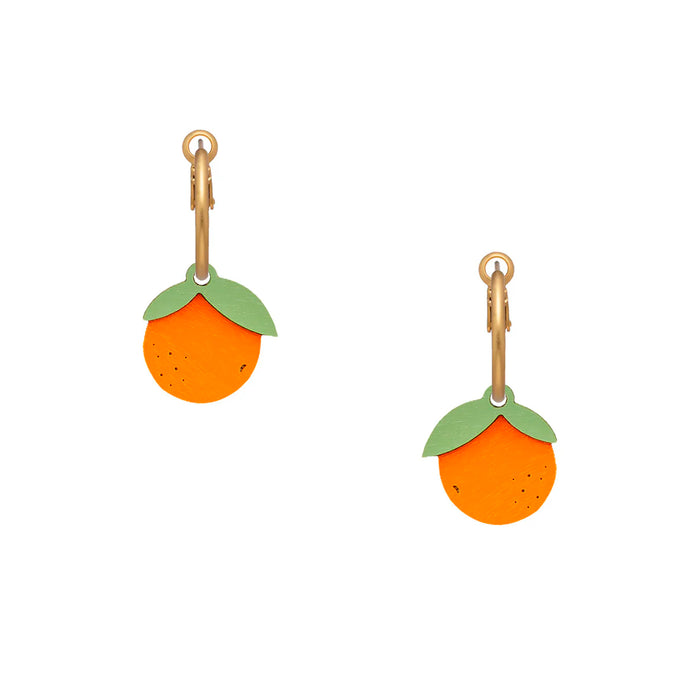 Pendientes de aro Materia Rica - Juicy Orange 🍊