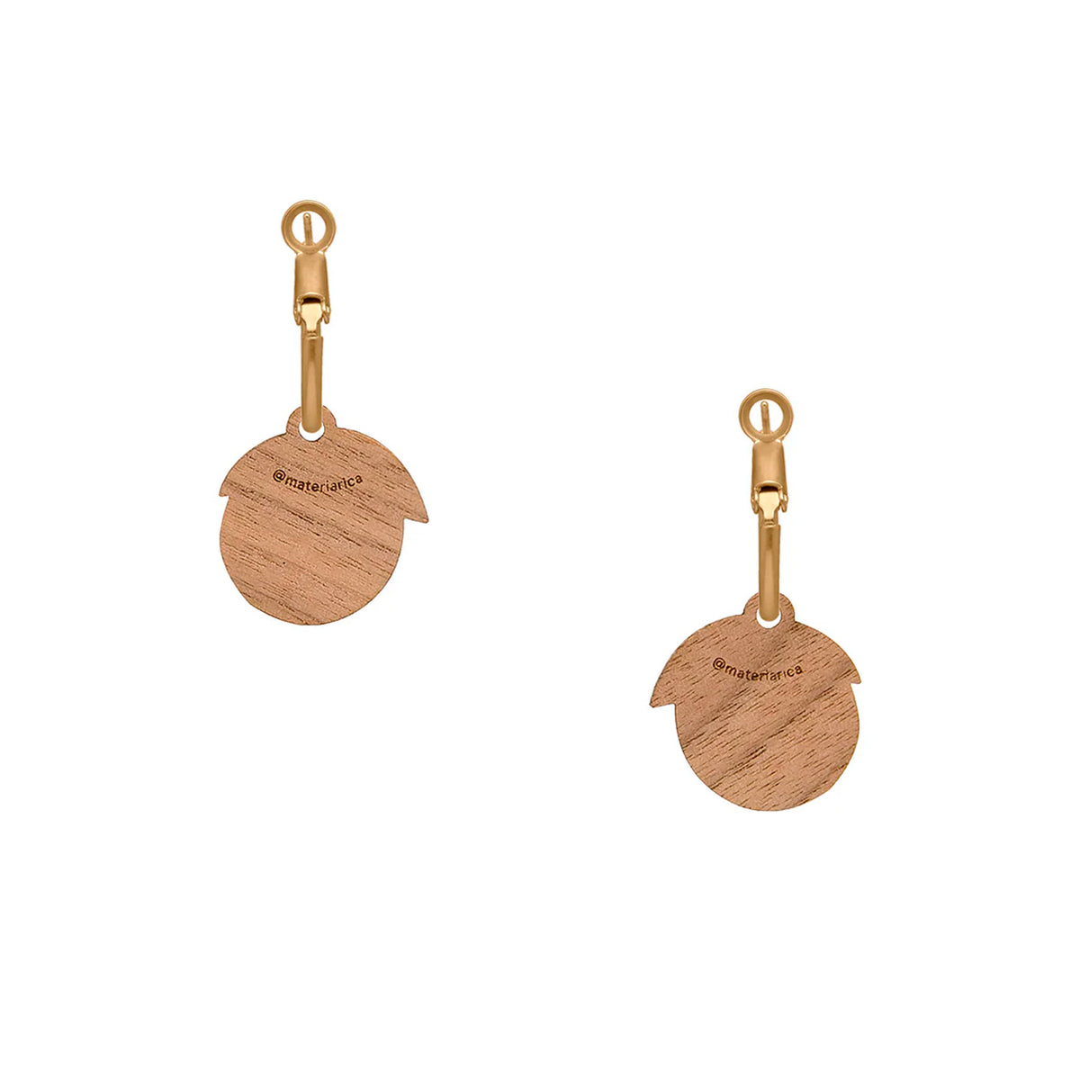 Pendientes de aro Materia Rica - Juicy Orange 🍊