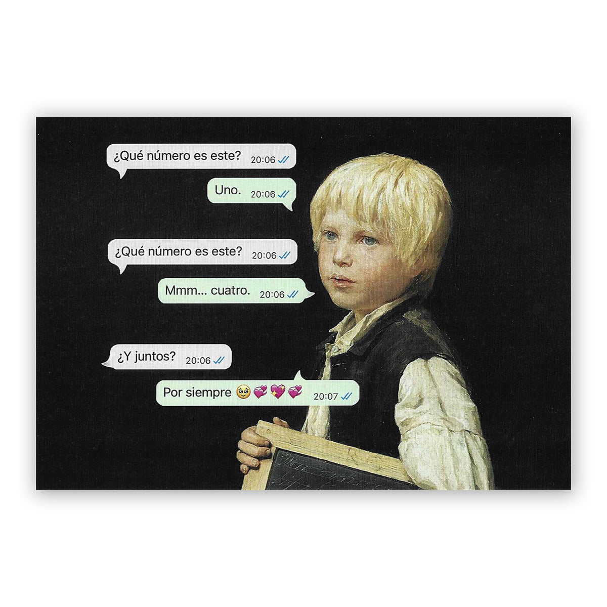 Print de La última croqueta A5 - "Juntos por Siempre"