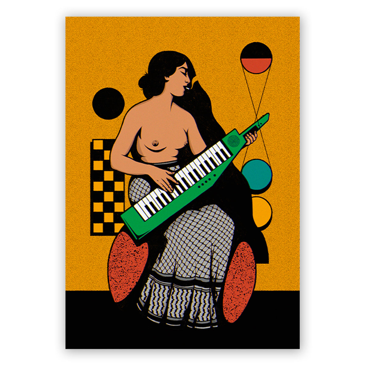Print de Cámara Pasadas A4 - "Keytar"