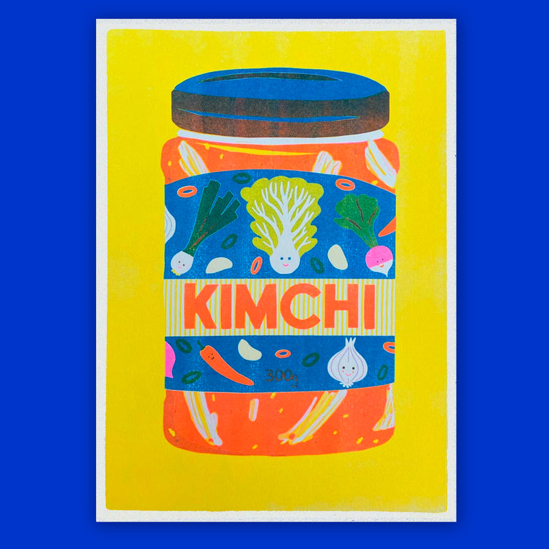 Print de Naomi Wilkinson A4 - "Kimchi"