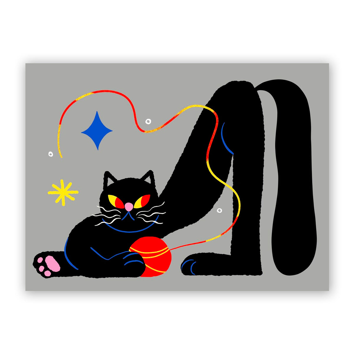 Print de Sara Marcos A3 - "Kitty Cat" 🐱