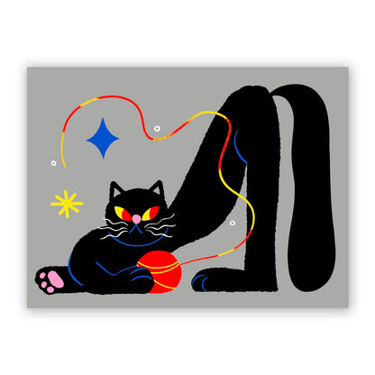 Print de Sara Marcos A3 - "Kitty Cat" 🐱