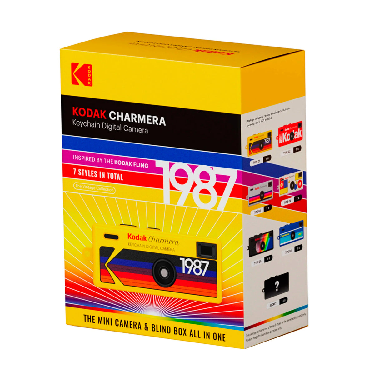 Cámara digital - Kodak Charmera Keychain
