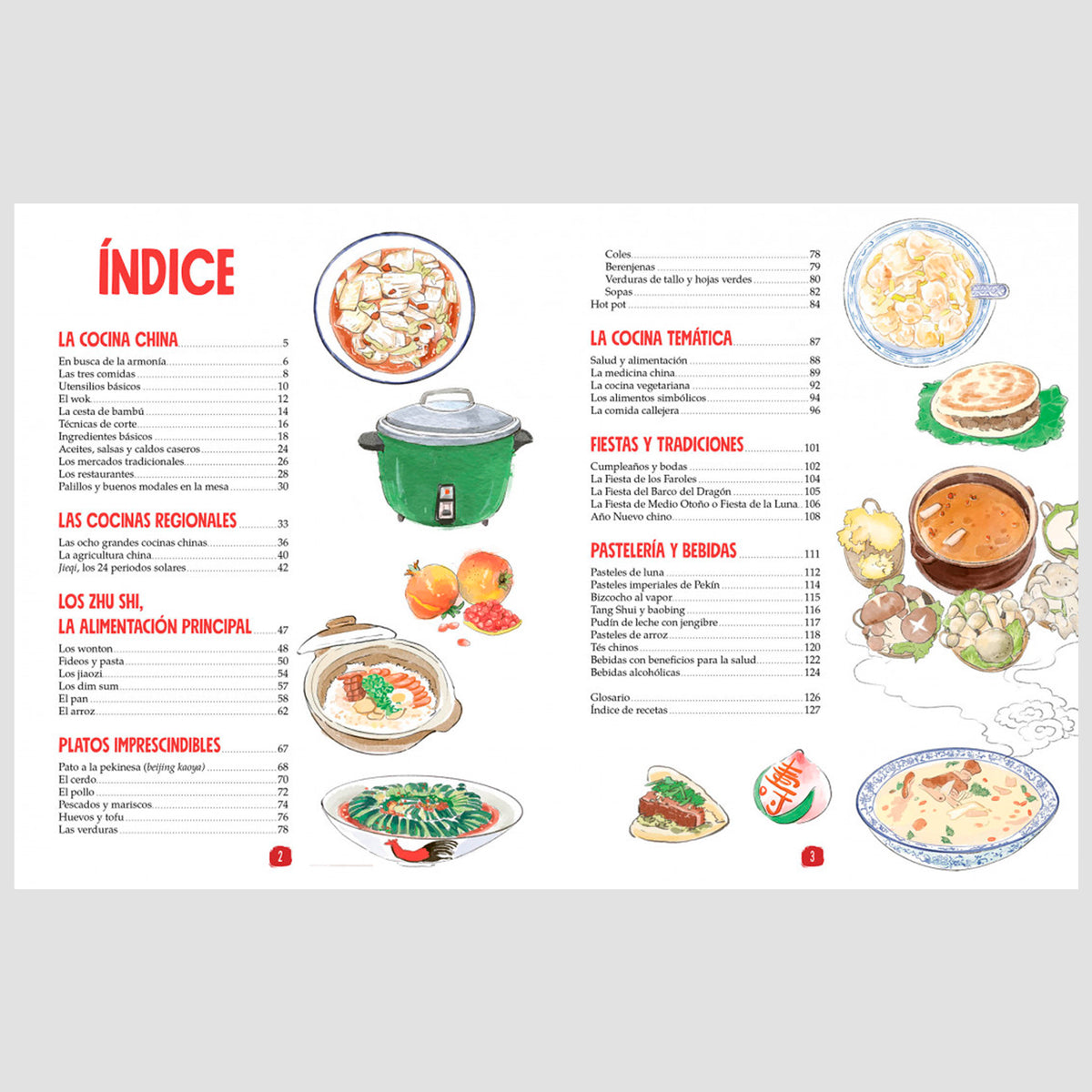 Libro - "La Cocina China Ilustrada" de Margot Zhang y Zhao En Yang