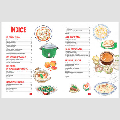 Libro - "La Cocina China Ilustrada" de Margot Zhang y Zhao En Yang