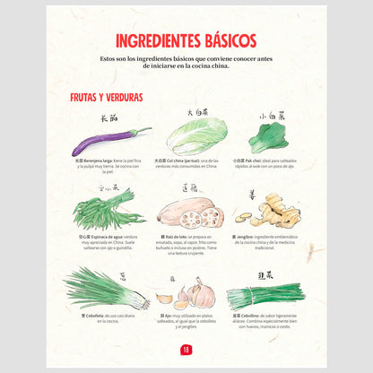 Libro - "La Cocina China Ilustrada" de Margot Zhang y Zhao En Yang