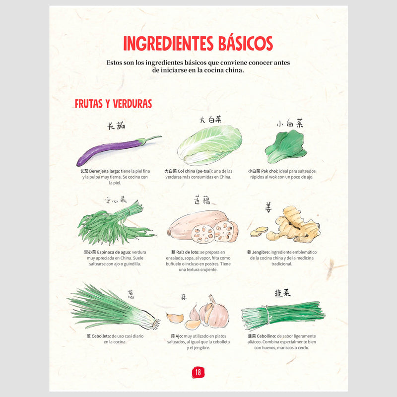 Libro - "La Cocina China Ilustrada" de Margot Zhang y Zhao En Yang