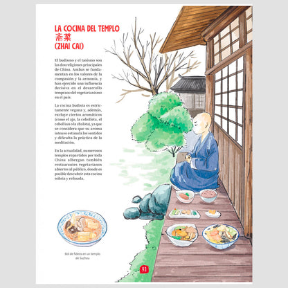 Libro - "La Cocina China Ilustrada" de Margot Zhang y Zhao En Yang