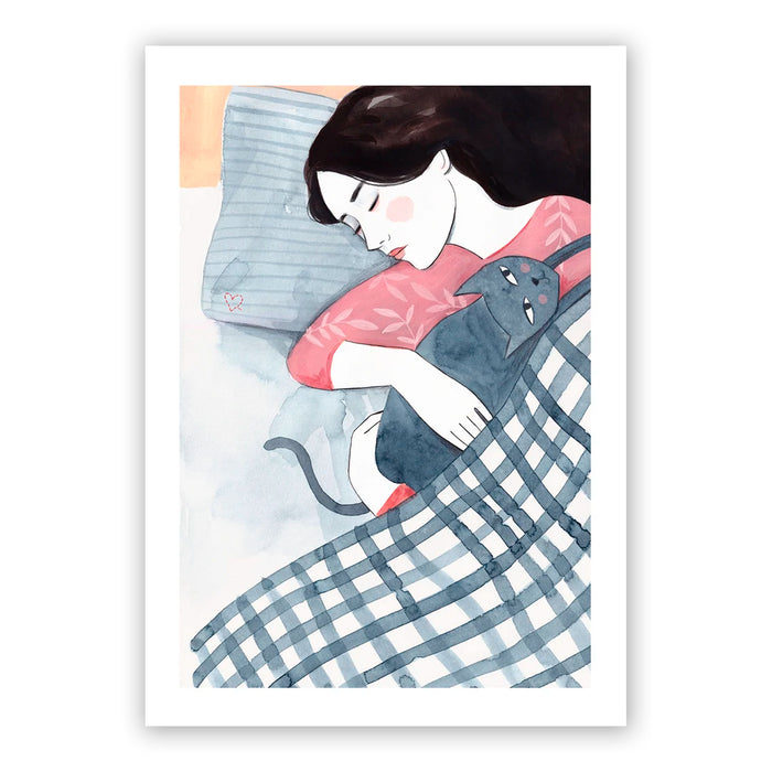 Print de Lady Desidia A4 - "La Siesta"