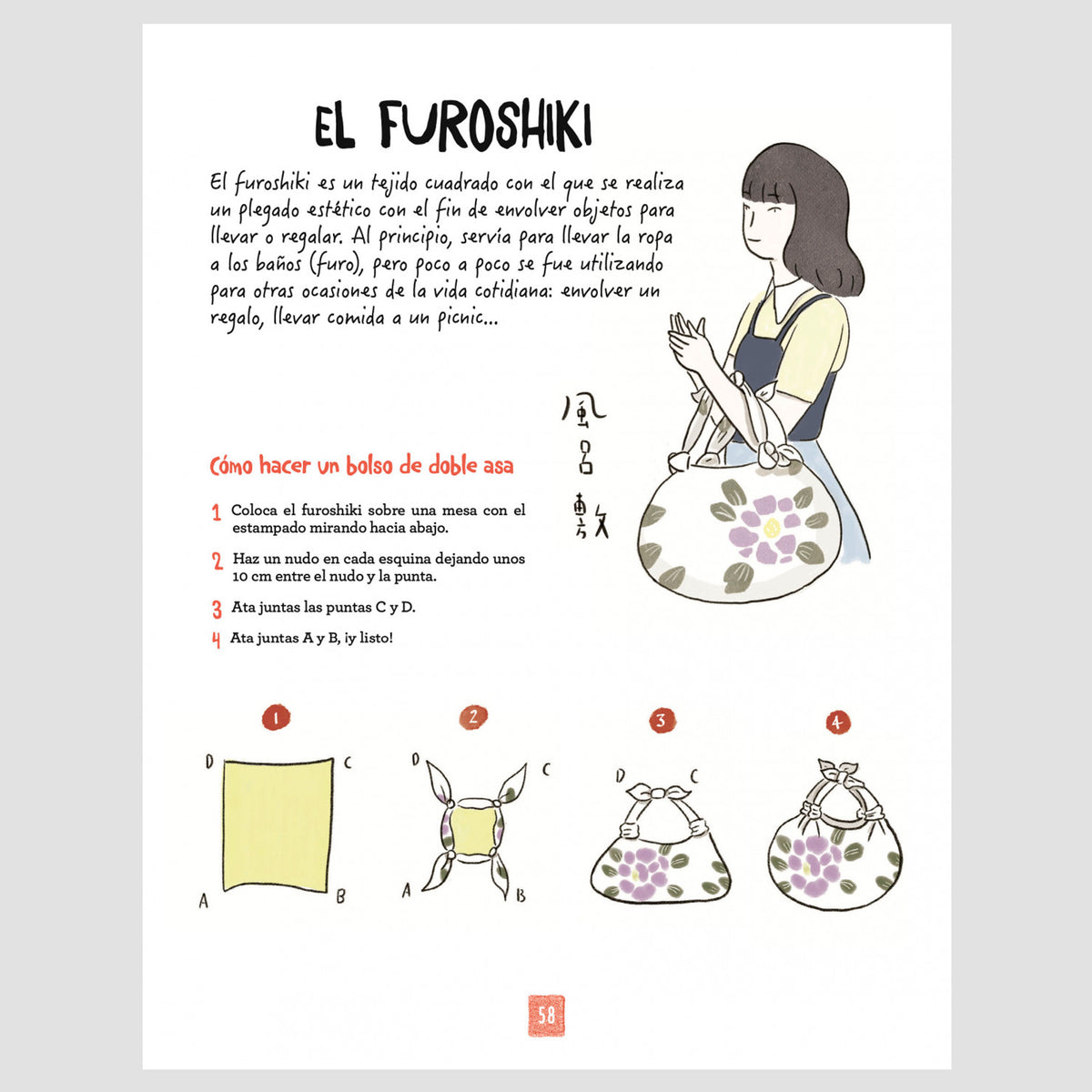 Libro - "La Vida Japonesa Ilustrada" de Laure Kié y Haruna Kishi
