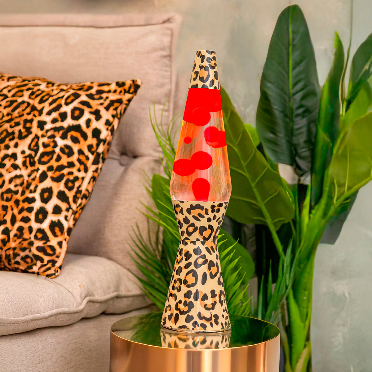 Lámpara de lava Fisura - Leopardo