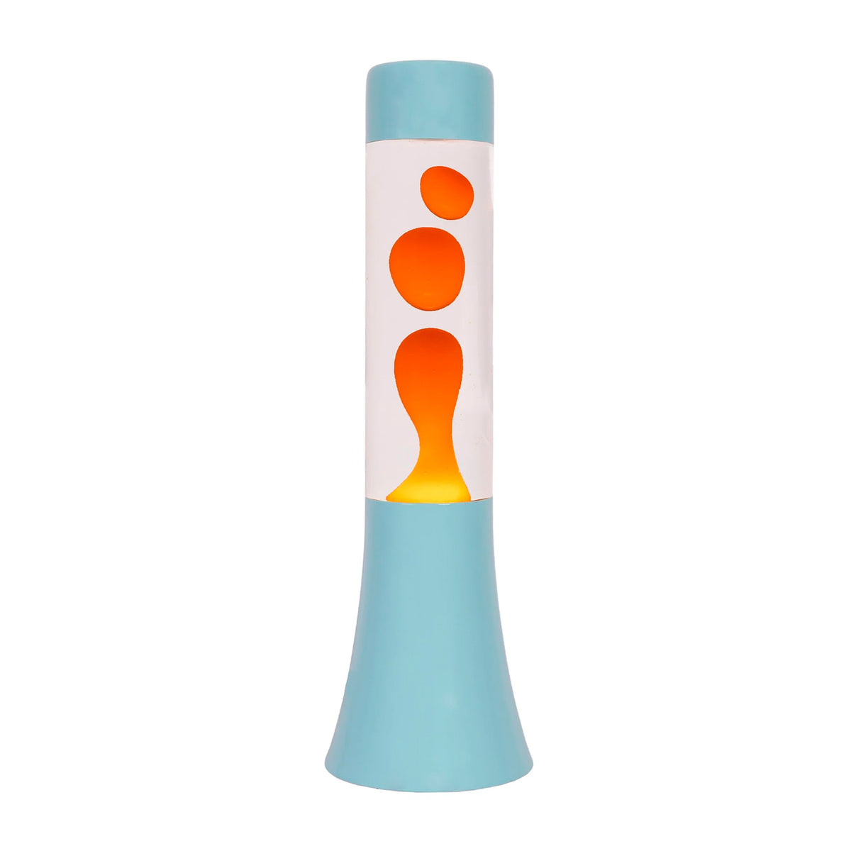 Lámpara de lava mini Fisura - Azul y naranja
