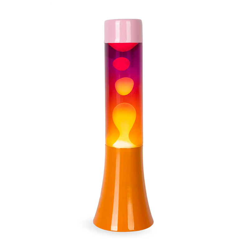 Lámpara de lava mini Fisura - Degradado naranja y rosa