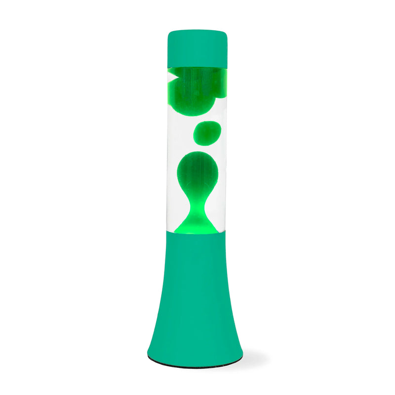 Lámpara de lava mini Fisura - Monocromática Verde