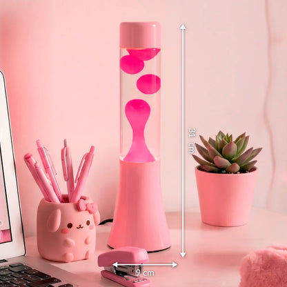 Lámpara de lava mini Fisura - Rosa