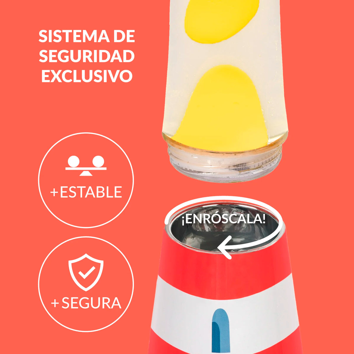 Lámpara de lava Fisura - Faro