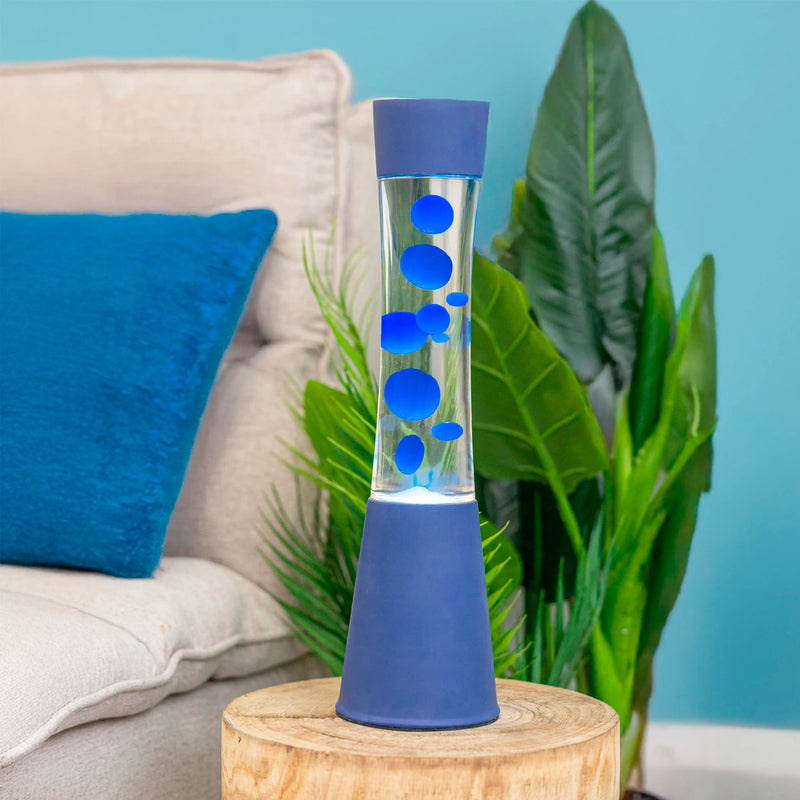 Lámpara de lava Fisura - Monocromática Azul