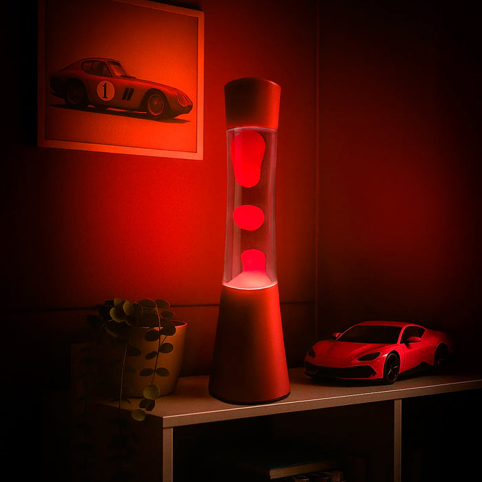 Lámpara de lava Fisura - Monocromática Rojo