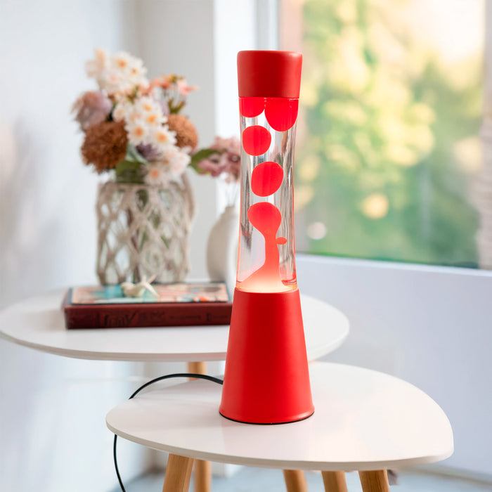 Lámpara de lava Fisura - Monocromática Rojo