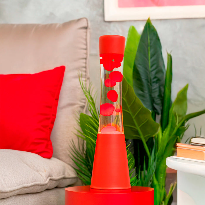 Lámpara de lava Fisura - Monocromática Rojo