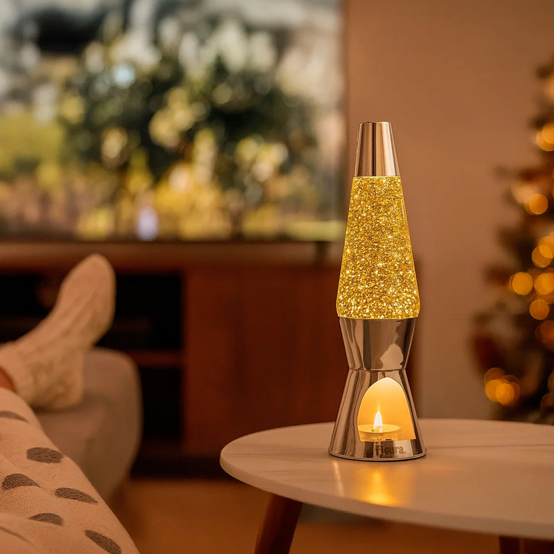 Lámpara de lava Vela Fisura - Purpurina