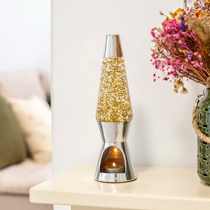 Lámpara de lava Vela Fisura - Purpurina