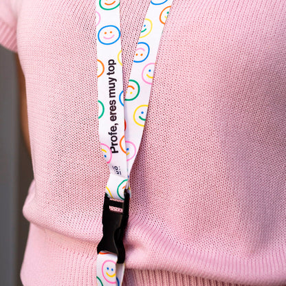Lanyard UO - "Profe, eres muy top" 🙂