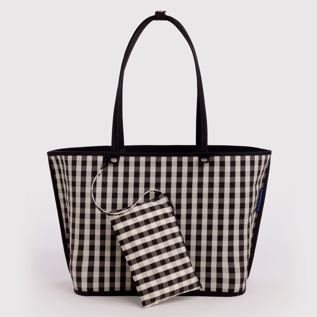Bolso Tote Reversible Grande Baggu - Black Mix