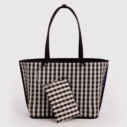 Bolso Tote Reversible Grande Baggu - Black Mix