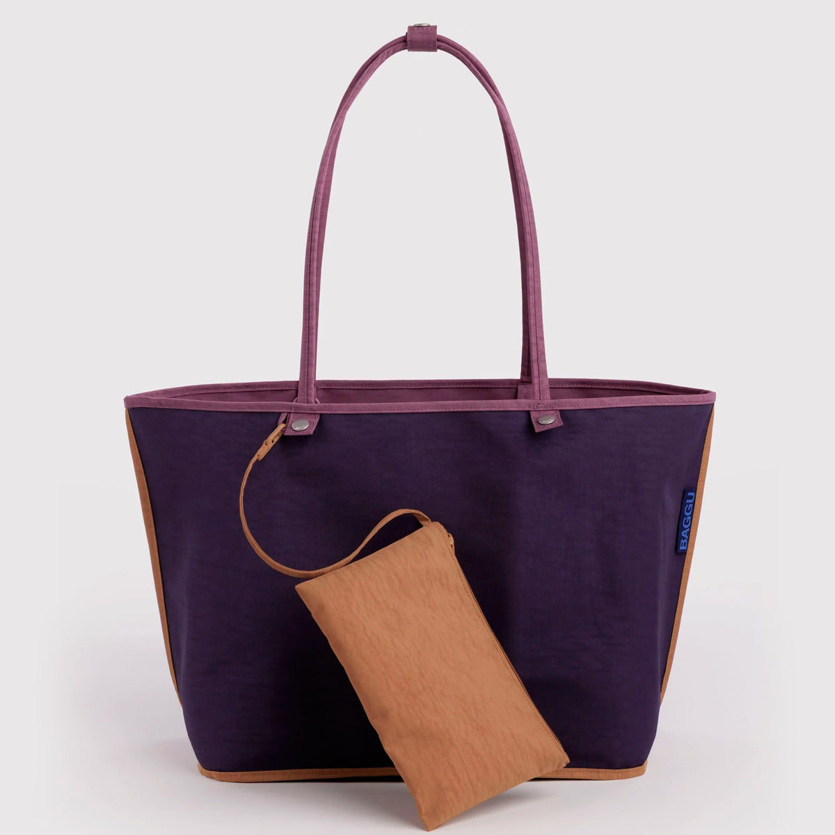 Bolso Tote Reversible Grande Baggu - Wild Plum Mix