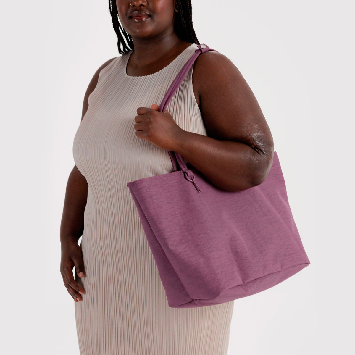 Bolso Tote Reversible Grande Baggu - Wild Plum Mix