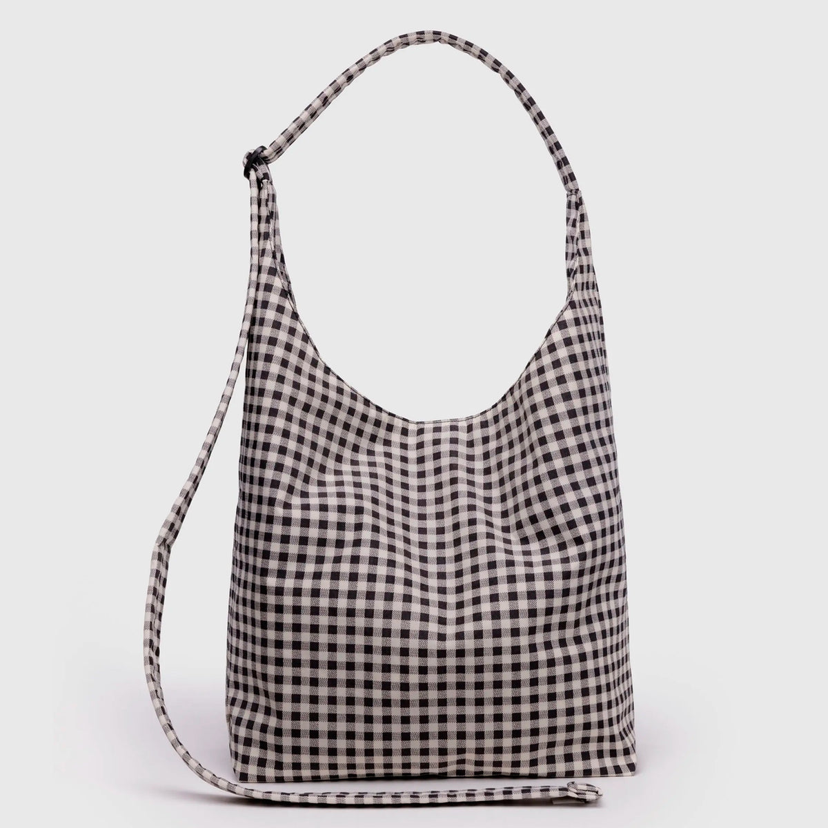 Bolso Large Baggu - Black &amp; White Gingham