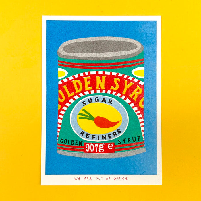 Print de We Are Out Of Office - "Lata Golden Syrup"