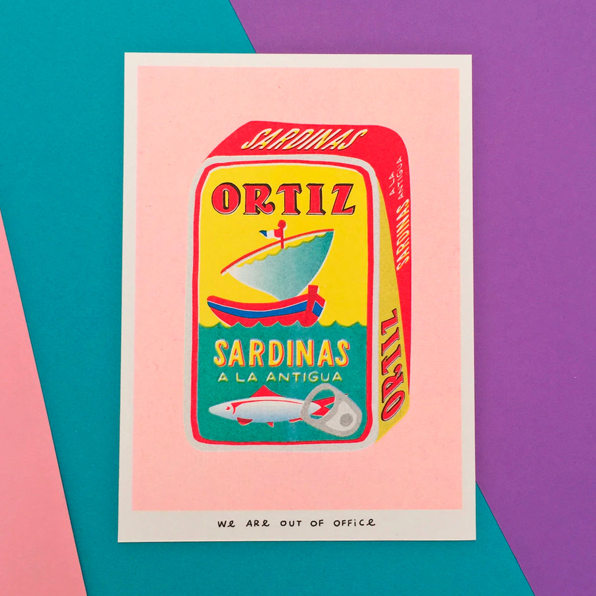Print de We Are Out Of Office - "Lata sardinas Ortiz"