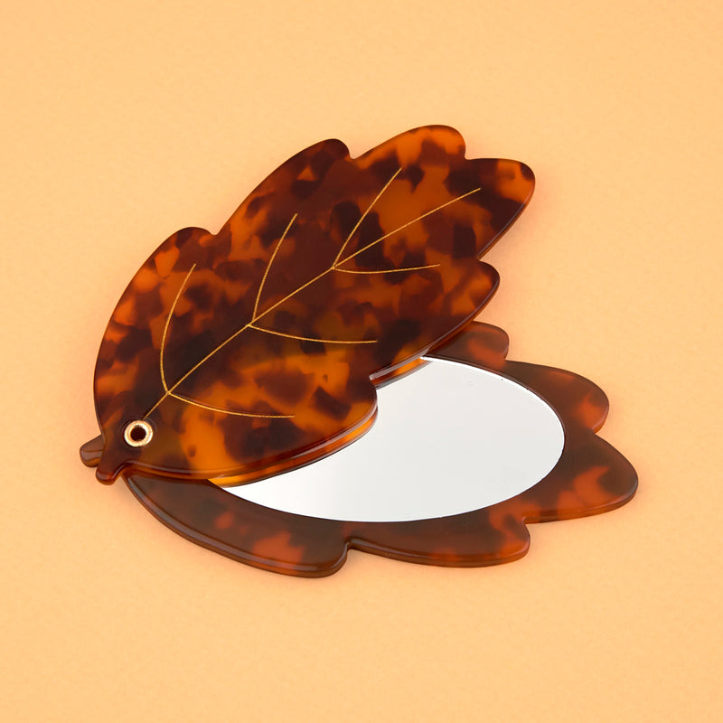 Espejo de bolsillo - Hoja 🍂