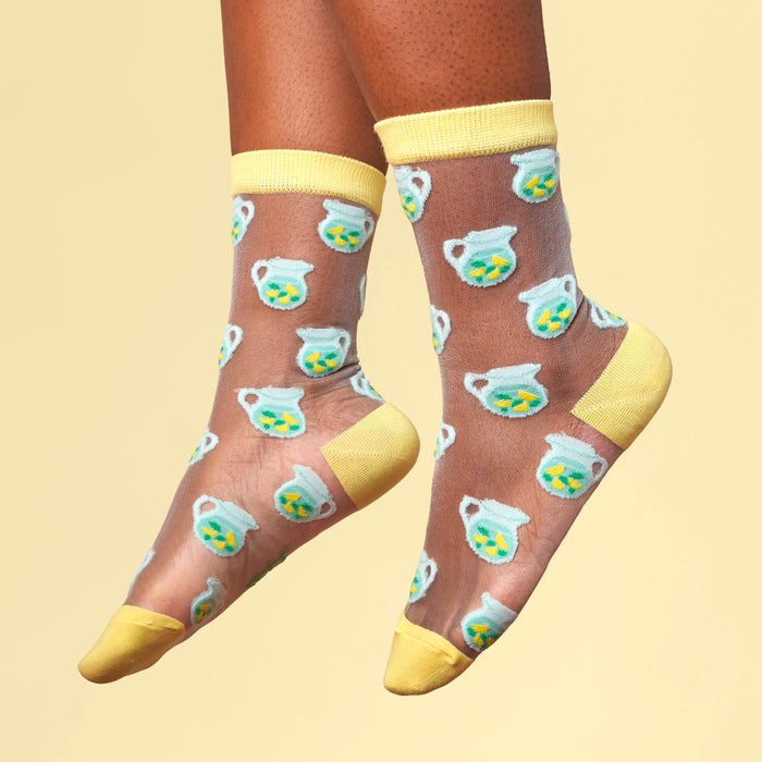 Calcetines transparentes - Limonada 🍋🥤