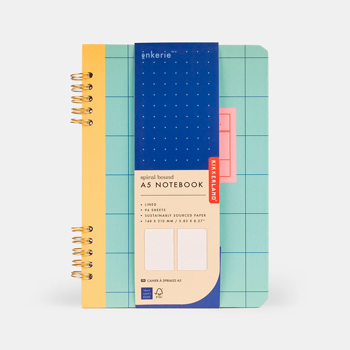 Libreta - Cuadrícula Menta