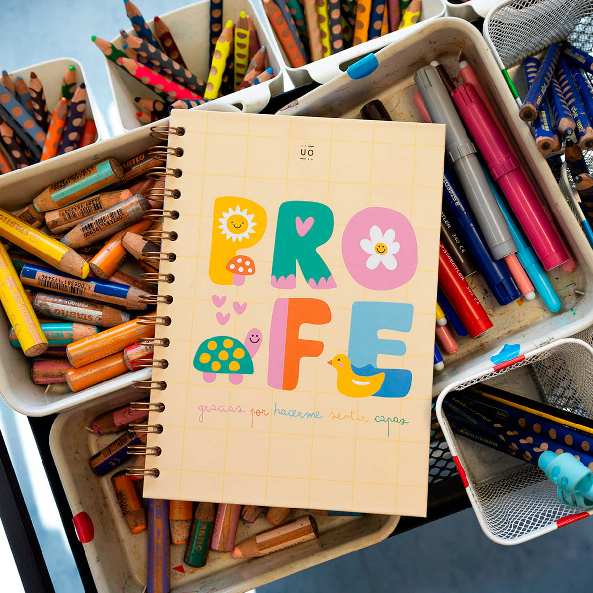 Libreta UO - "Profe, gracias por hacerme sentir capaz" 🌼🌞