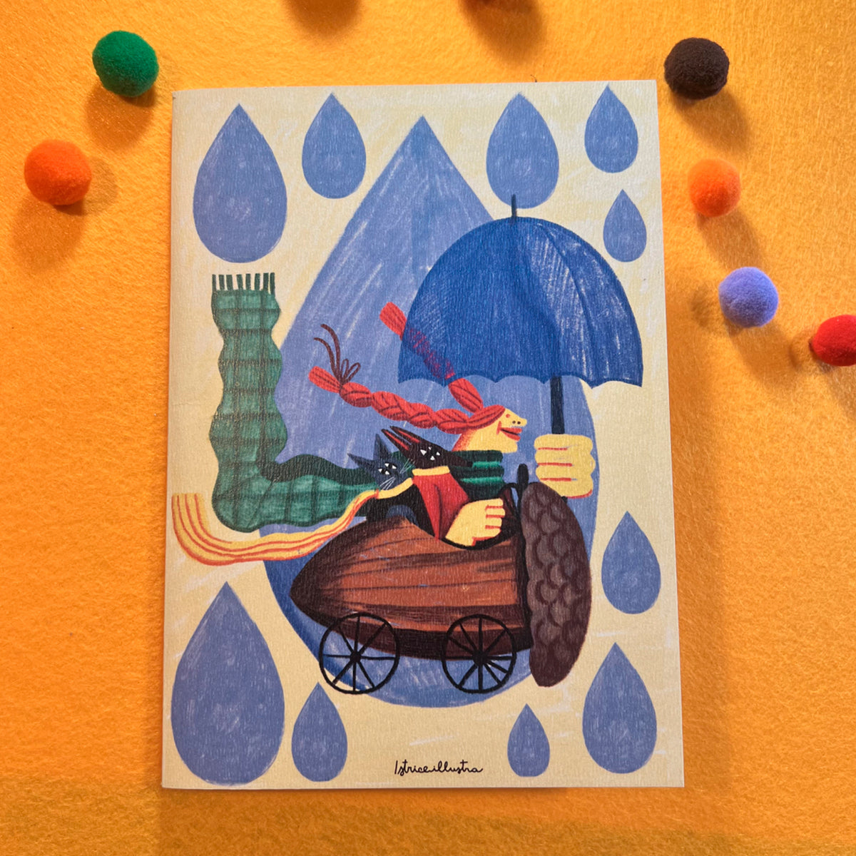 Libreta de Istriceillustra - "Rain Race"