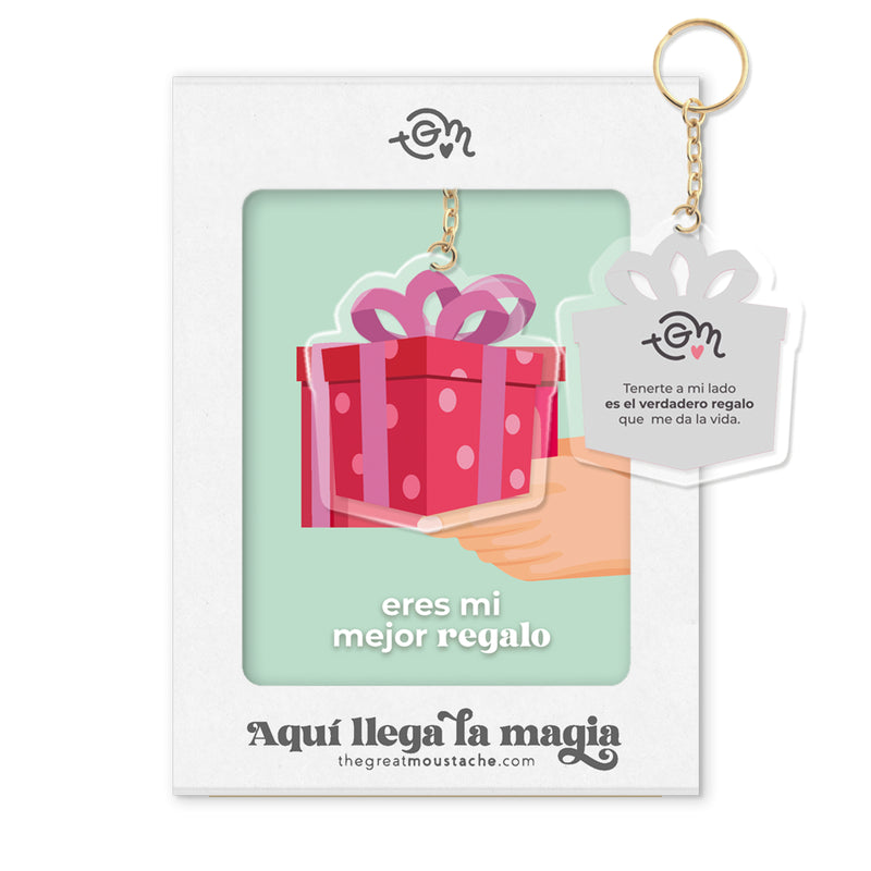 Llavero - "Eres mi mejor regalo" 🎁