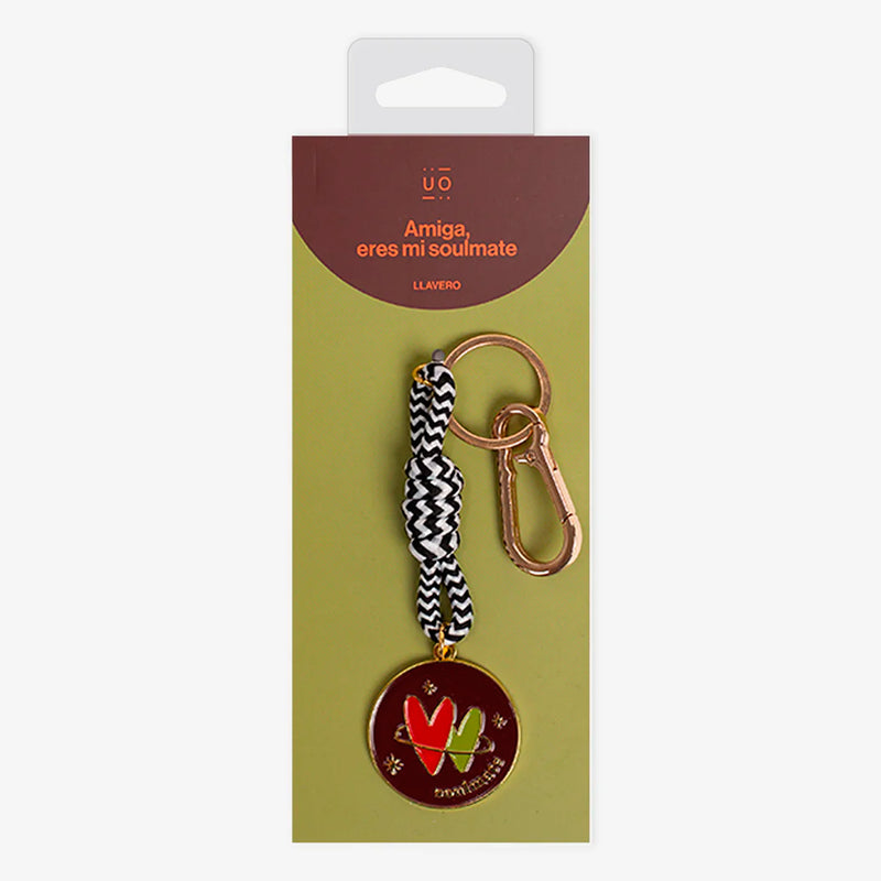 Llavero UO - "Amiga, eres mi soulmate"