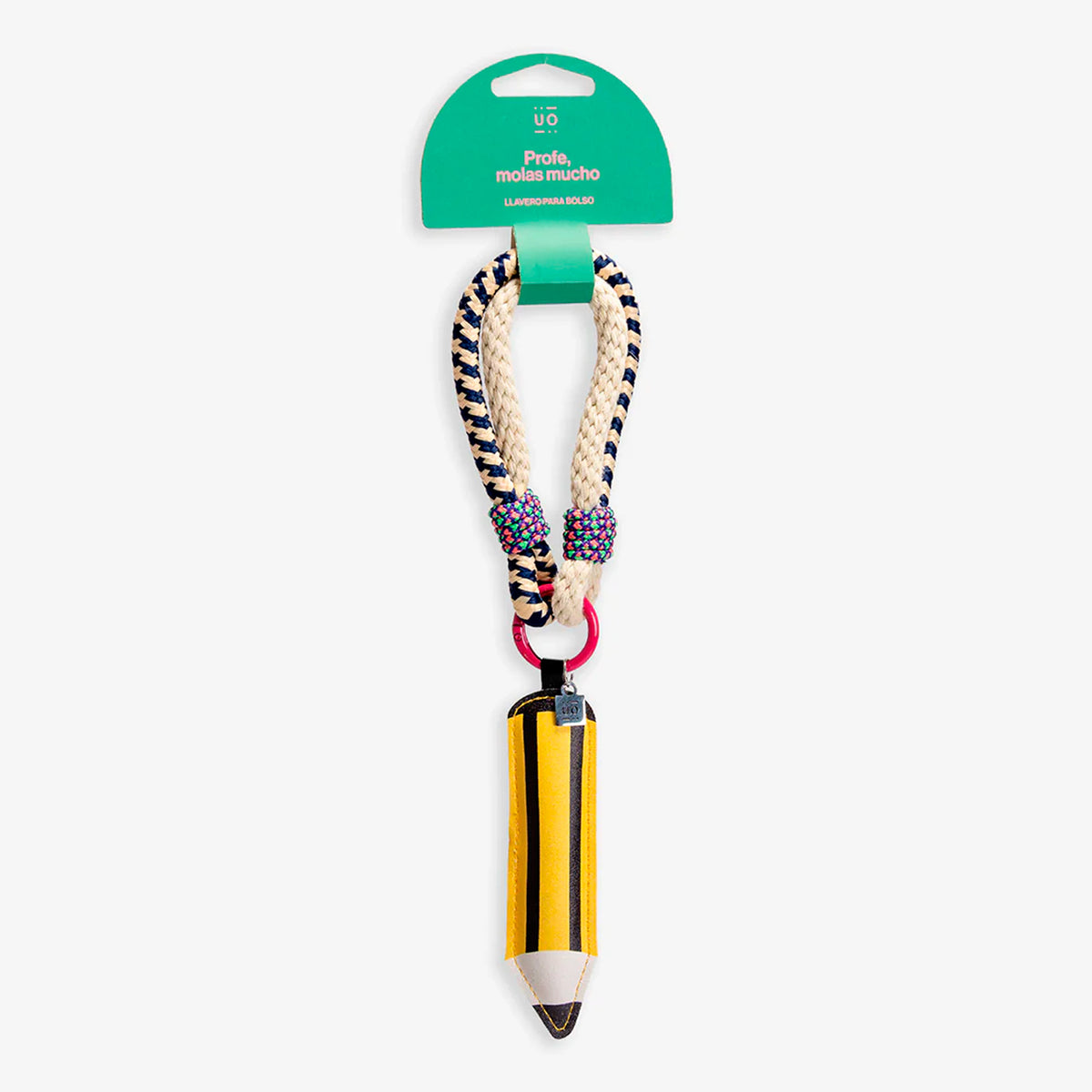 Llavero para bolso UO - "Profe, molas mucho"