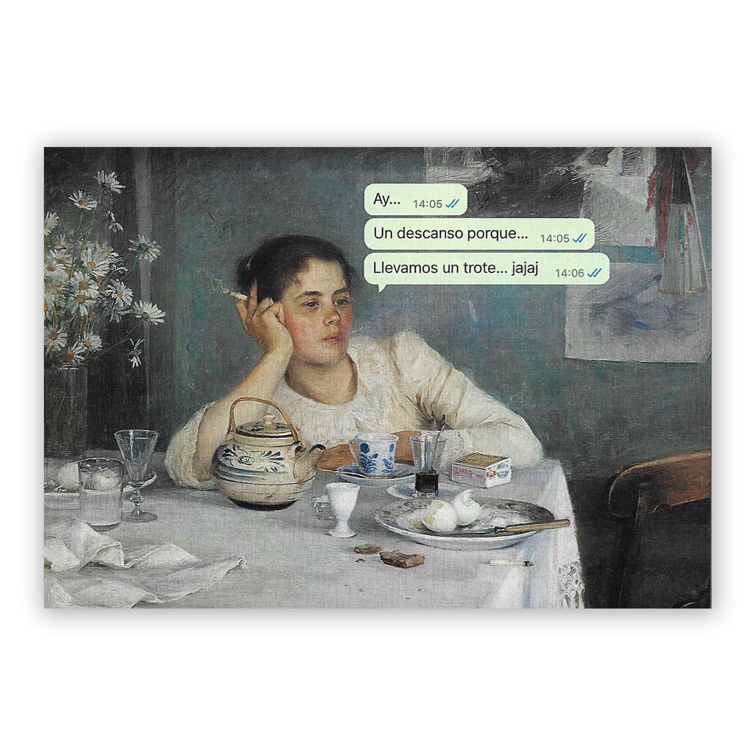 Print de La última croqueta A5 - "Llevamos un Trote"