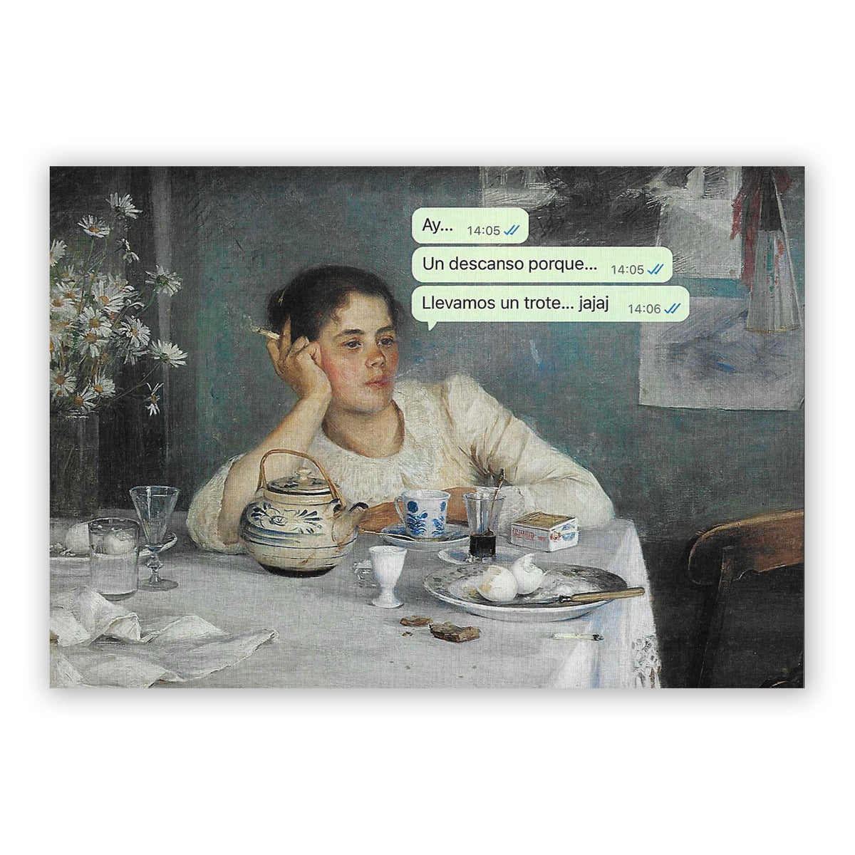 Print de La última croqueta A5 - "Llevamos un Trote"