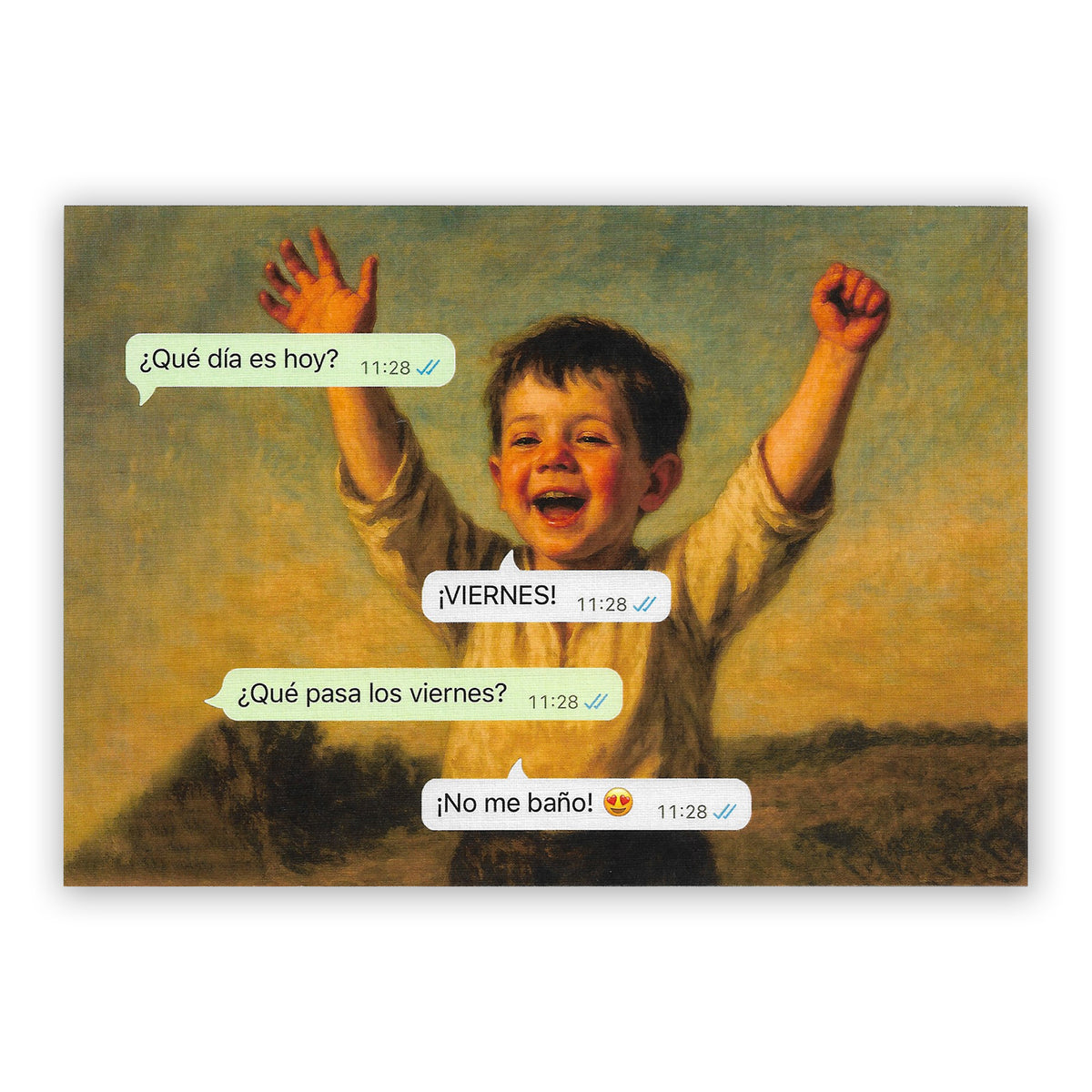 Print de La última croqueta A5 - "Los Viernes No Me Baño"