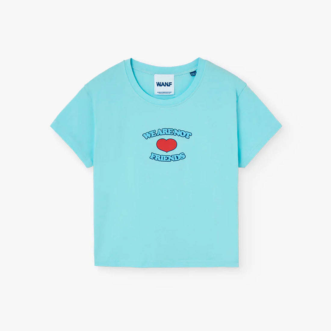 Camiseta Crop We Are Not Friends - Love Baby