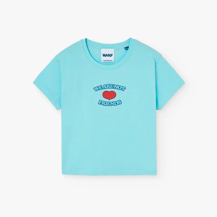 Camiseta Crop We Are Not Friends - Love Baby