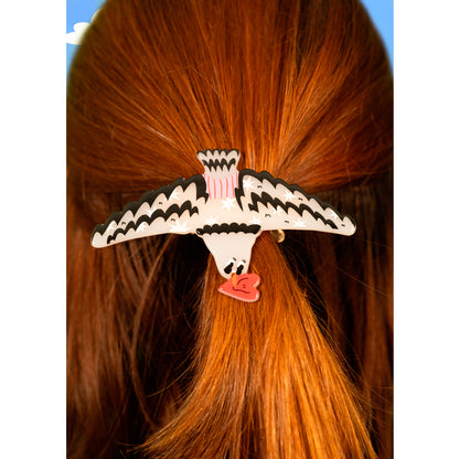 Pasador para el pelo grande Miss Feathers - Love Delivery 💗